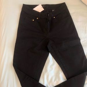 H&M black slim pants